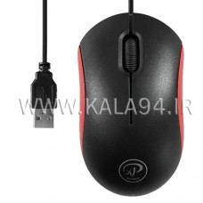 موس سیمی XP 270G / دارای 3 کلید / کلید نرم و مقاوم با دقت بالا در ضرب مداوم / تک پک جعبه ای